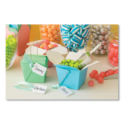 Medium-weight White Marking Tags, 3.25 X 1.94, 1,000/box