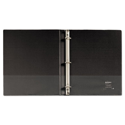 Durable View Binder With Durahinge And Slant Rings, 3 Rings, 0.5" Capacity, 11 X 8.5, Black
