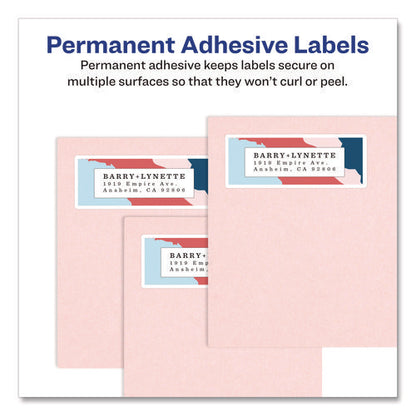 Shipping Labels With Paper Receipt Bulk Pack, Inkjet/laser Printers, 5.06 X 7.63, White, 100/box
