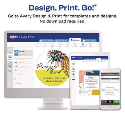 Removable File Folder Labels With Sure Feed Technology, 0.66 X 3.44, White, 7/sheet, 36 Sheets/pack