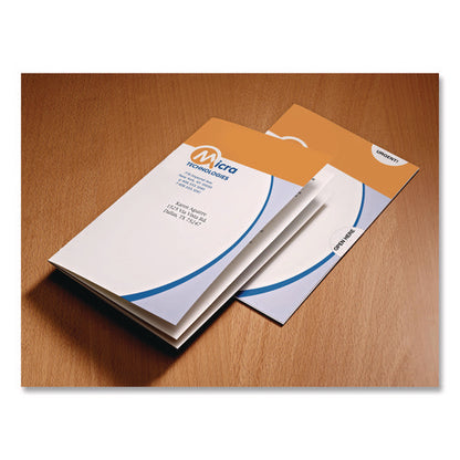 Printable Mailing Seals, 1.5" Dia, White, 6/sheet, 40 Sheets/pack