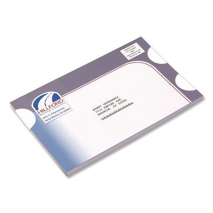 Printable Mailing Seals, 1.5" Dia, White, 6/sheet, 40 Sheets/pack