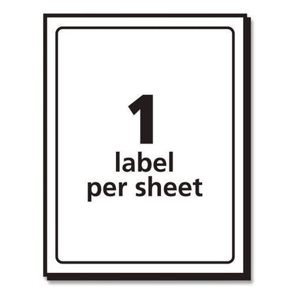 4 X 6 Shipping Labels With Trueblock Technology, Inkjet/laser Printers, 4 X 6, White, 20/pack