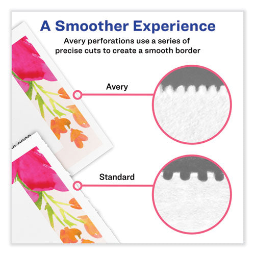 Printable Microperforated Business Cards With Sure Feed Technology, Laser, 2 X 3.5, White, 10/sheet, 25 Sheets/pack