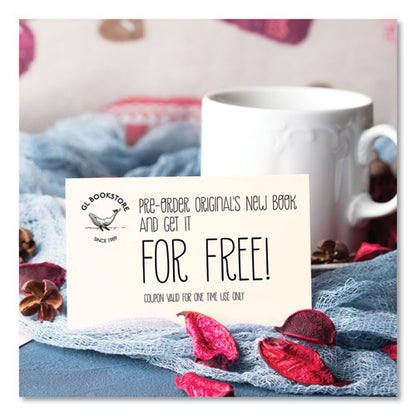 Printable Microperforated Business Cards With Sure Feed Technology, Laser, 2 X 3.5, White, 10/sheet, 250 Sheets/box