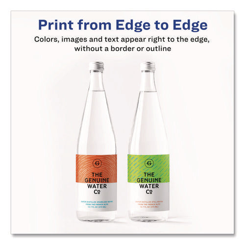 Vibrant Laser Color-print Labels W/ Sure Feed, 0.75 X 2.25, White, 750/pk