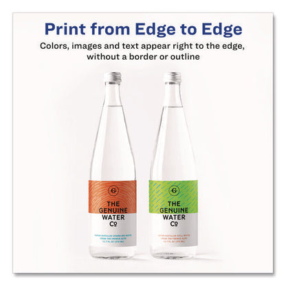 Vibrant Laser Color-print Labels W/ Sure Feed, 0.75 X 2.25, White, 750/pk