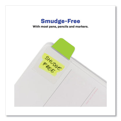 Ultra Tabs Repositionable Tabs, Mini Tabs: 1" X 1.5", 1/5-cut, Assorted Neon Colors, 80/pack