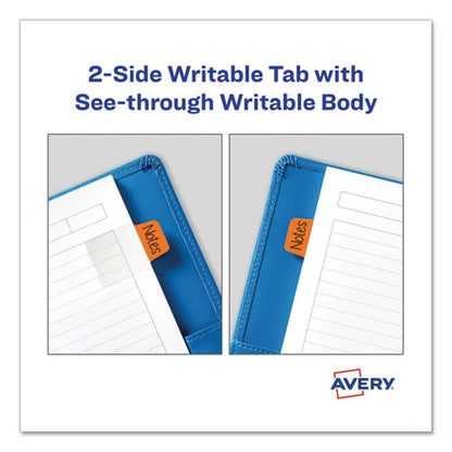 Ultra Tabs Repositionable Tabs, Mini Tabs: 1" X 1.5", 1/5-cut, Assorted Colors, 80/pack