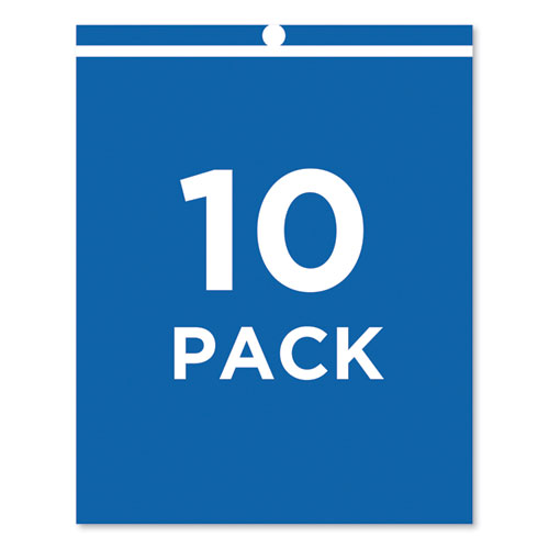 Heavyweight Clear Job Ticket Holder, Top Load 9 X 12 Insert, Clear Front, 10/pack
