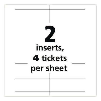 Lanyard-style Badge Holder W/laser/inkjet Inserts, Top Load, 4.25 X 6, We, 75/pk