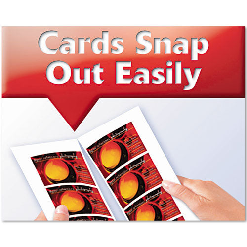 True Print Premium Clean Edge Business Cards, Inkjet, 2 X 3.5, White, 10 Cards/sheet, 20 Sheets/pack