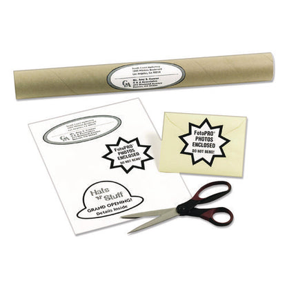 White Shipping Labels-bulk Packs, Inkjet/laser Printers, 8.5 X 11, White, 250/box