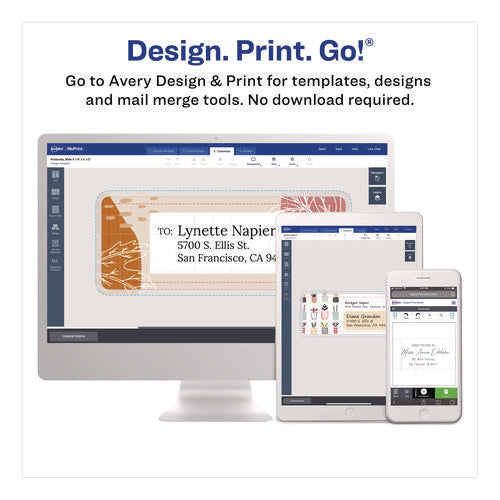 White Shipping Labels-bulk Packs, Inkjet/laser Printers, 8.5 X 11, White, 250/box