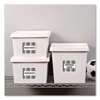 White Shipping Labels-bulk Packs, Inkjet/laser Printers, 3.33 X 4, White, 6/sheet, 250 Sheets/box