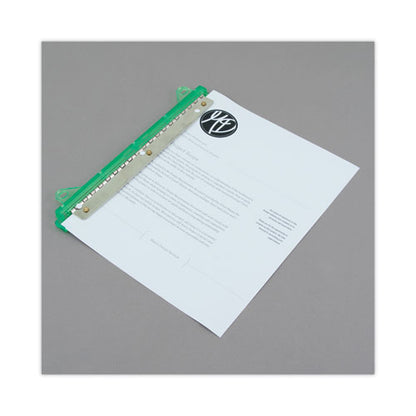 6-sheet Trident Binder Punch, Three-hole, 1/4" Holes, Assorted Colors