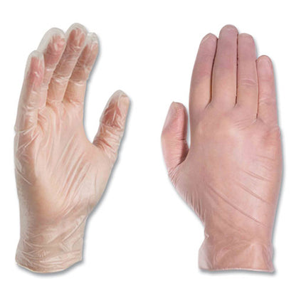 Industrial Vinyl Gloves, Powder-free, Small, 3 Mil Thick, 9.5" Long, Clear, 100/box, 10 Boxes/carton