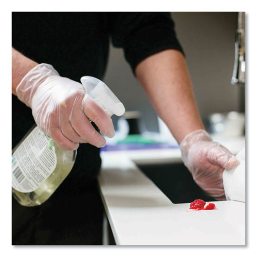 Industrial Vinyl Gloves, Powder-free, Large, 3 Mil Thick, 9.5" Long, Clear, 100/box, 10 Boxes/carton