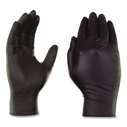 Nitrile Exam Gloves, Powder-free, Xx-large, 6 Mil Thick, 9.5" Long, Black, 100/box