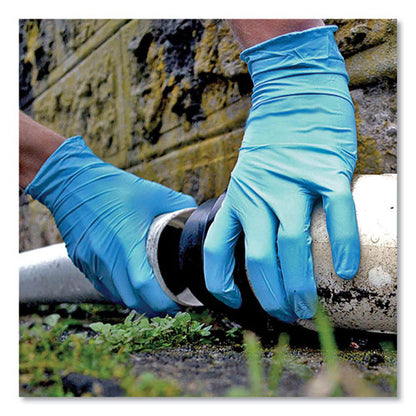 Industrial Nitrile Gloves, Powder-free, Small, 5 Mil (palm), 6 Mil (fingers), 9.5" Long, Blue, 100/box, 10 Boxes/carton