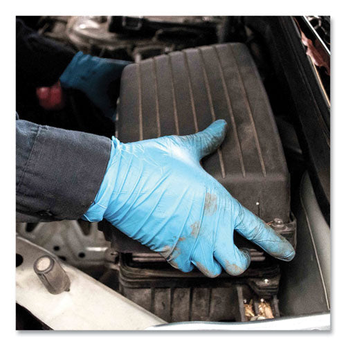 Industrial Nitrile Gloves, Powder-free, X-large, 5 Mil Thick, 9.5" Long, Blue, 100/box, 10 Boxes/carton