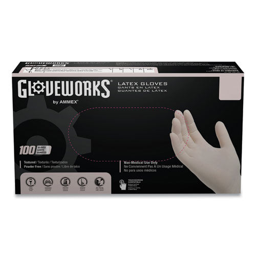 Latex Disposable Gloves, Powder-free, Small, 4 Mil Thick, 9.5" Long, Ivory, 100/box, 10 Boxes/carton