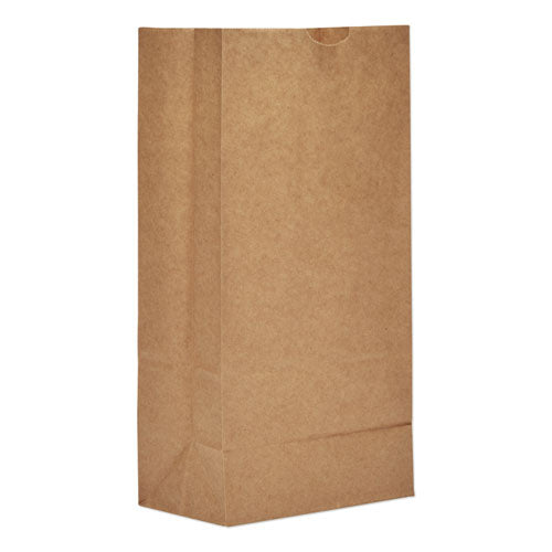 Grocery Paper Bags, 8# Size, Heavy-duty, 50# Basis Weight, 6" X 3.88" X 12.5", Kraft, 500/bundle