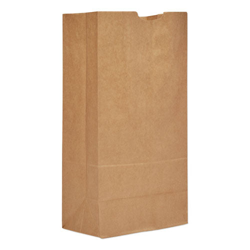 Grocery Paper Bags, 20# Size, 40# Basis Weight, 8.25" X 5.25" X 16.13", Kraft, 500/bundle