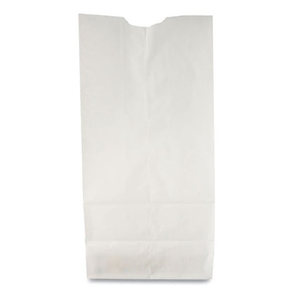 Grocery Paper Bags, 10# Size, 35# Basis Weight, 7" X 4.38" X 13.75", White, 500/bundle