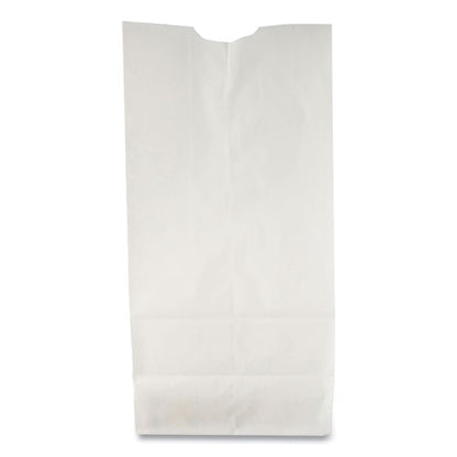 Grocery Paper Bags, 2# Size, 30# Basis Weight, 4.13" X 2.63" X 7.88", White, 500/bundle