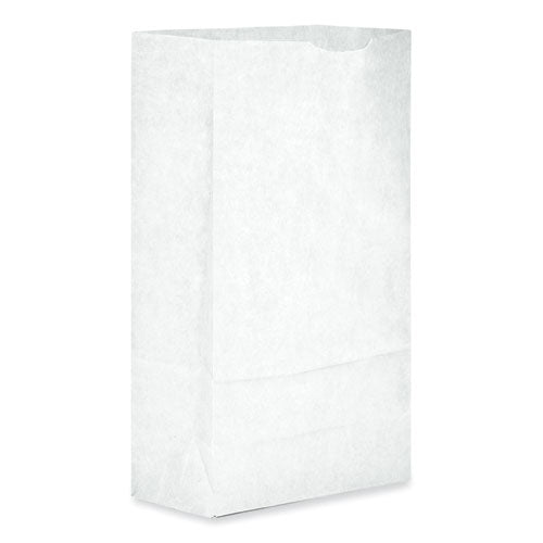 Grocery Paper Bags, 6# Size, 35# Basis Weight, 5.88" X 3.63" X 11", White, 500/bundle