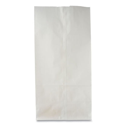 Grocery Paper Bags, 8# Size, 35# Basis Weight, 6" X 3.88" X 12.5", White, 500/bundle