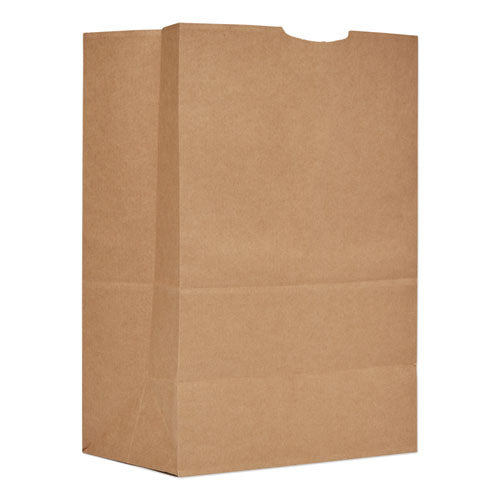 Grocery Paper Bags, 1/6 Bbl Size, Heavy-duty, 52# Basis Weight, 12" X 7" X 17", Kraft, 500/bundle