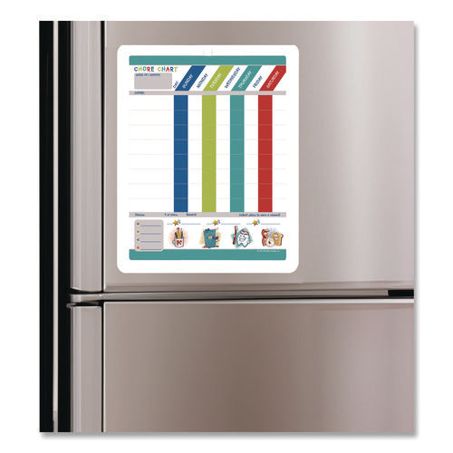 Magnetic Dry-erase Colors Chore Chart, 11 X 14