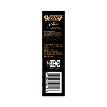 Gel-ocity Gel Pen Value Pack, Retractable, Medium 0.7 Mm, Black Ink, Clear/black Barrel, 24/pack