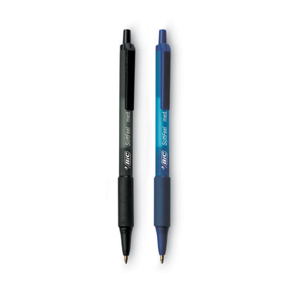 Soft Feel Ballpoint Pen Value Pack, Retractable, Medium 1 Mm, Assorted Ink And Barrel Colors, 36/pack