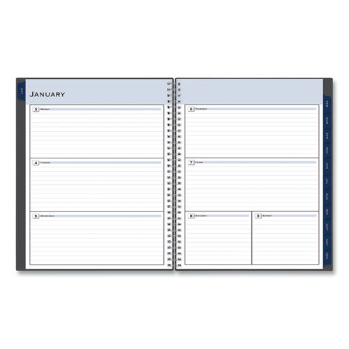 Passages Weekly/monthly Planner, 11 X 8.5, Charcoal Cover, 12-month (jan To Dec): 2026