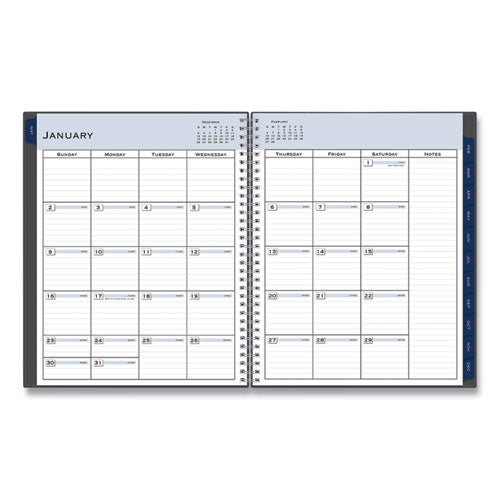 Passages Weekly/monthly Planner, 11 X 8.5, Charcoal Cover, 12-month (jan To Dec): 2026