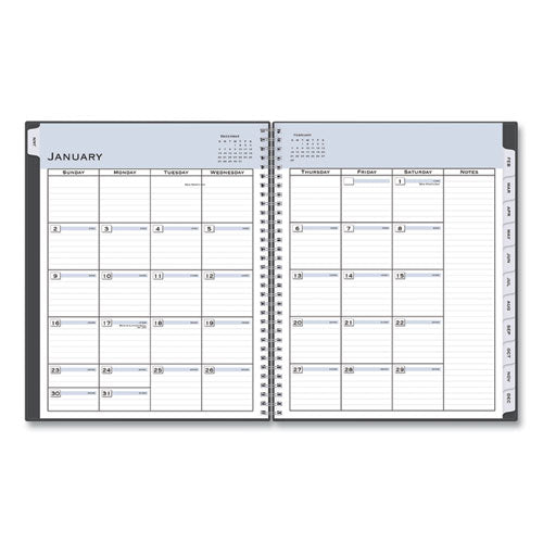 Passages Appointment Planner, 11 X 8.5, Charcoal Cover, 12-month (jan To Dec): 2026