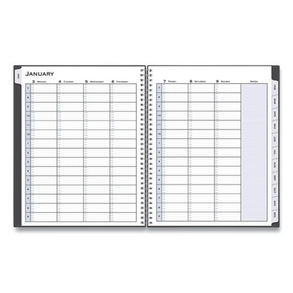 Passages Appointment Planner, 11 X 8.5, Charcoal Cover, 12-month (jan To Dec): 2026