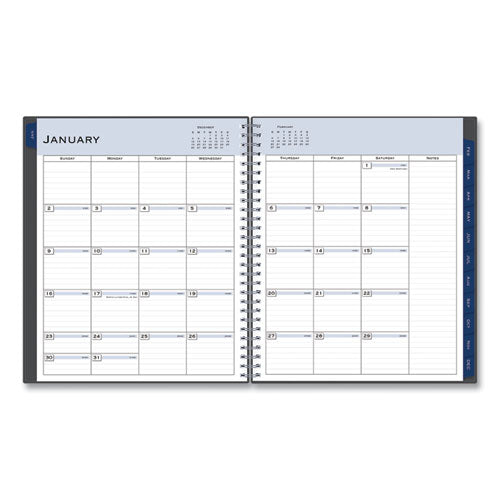Passages Monthly Planner, 10 X 8, Charcoal Cover, 12-month (jan To Dec): 2026