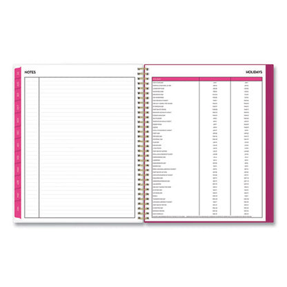 Mahalo Academic Year Create-your-own Cover Weekly/monthly Planner, Floral Artwork, 11 X 8.5, 12-month (july-june): 2025-2026