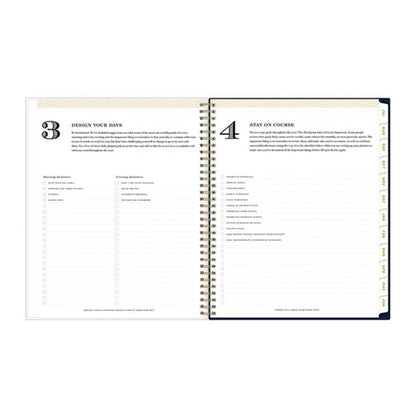 Day Designer Peyton Create-your-own Cover Weekly/monthly Planner, Floral, 11 X 8.5, Navy, 12-month (july To June): 2025-2026