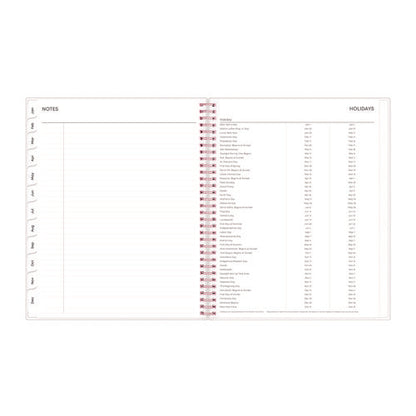 Joselyn Weekly/monthly Planner, Floral Artwork, 11 X 8.5, Pink/peach/black Cover, 12-month (jan To Dec): 2026