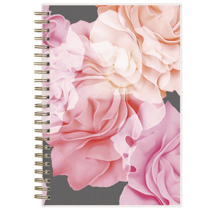 Joselyn Weekly/monthly Planner, Floral Artwork, 8 X 5, Pink/peach/black Cover, 12-month (jan To Dec): 2026