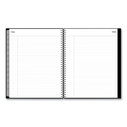 Enterprise Weekly/monthly Planner, 11 X 8.5, Black Cover, 12-month (jan To Dec): 2026