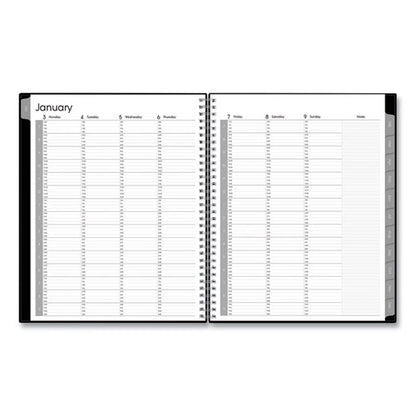 Enterprise Weekly Appointment Planner, 11 X 8.5, Black Cover, 12-month (jan To Dec): 2026