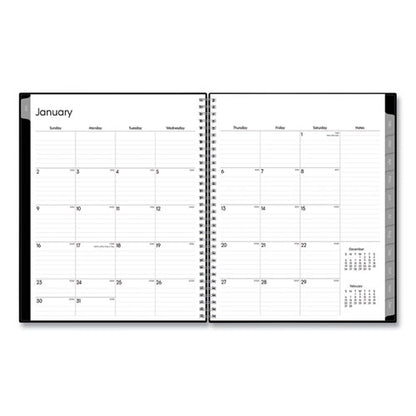 Enterprise Weekly Appointment Planner, 11 X 8.5, Black Cover, 12-month (jan To Dec): 2026
