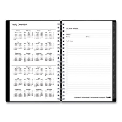 Enterprise Weekly/monthly Planner, 8 X 5, Black Cover, 12-month (jan To Dec): 2026