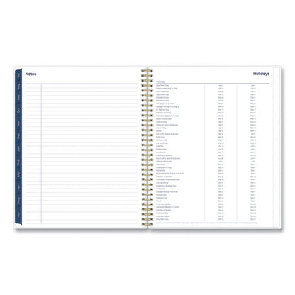 Gemma Academic Year Weekly/monthly Planner, Geode Artwork, 11 X 8.5, Blue/purple Cover, 12-month (july To June): 2025 To 2026